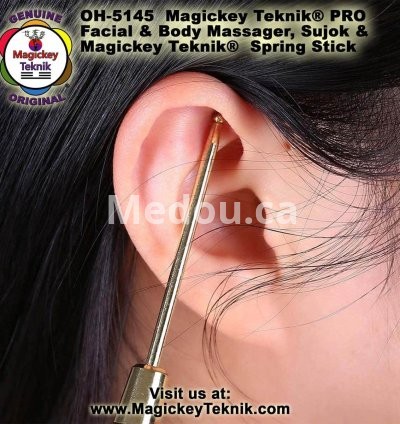 OH-5145 — Rodillo Facial Dorado Magickey Teknik® 7