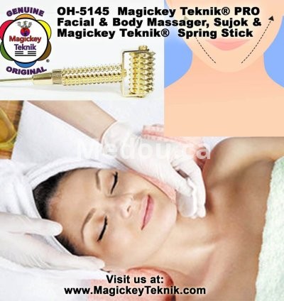 OH-5145 — Rodillo Facial Dorado Magickey Teknik® 9