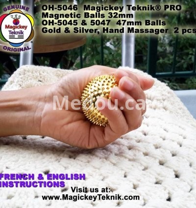 OH-5046 — Bolas de Masaje Magnéticas Magickey Teknik® 3