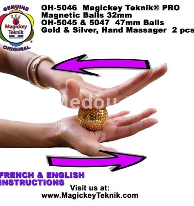 OH-5046 — Bolas de Masaje Magnéticas Magickey Teknik® 7