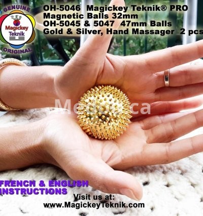 OH-5046 — Bolas de Masaje Magnéticas Magickey Teknik® 10