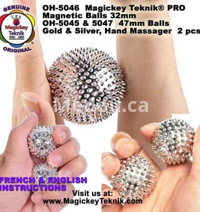 OH-5046 — Bolas de Masaje Magnéticas Magickey Teknik® 11