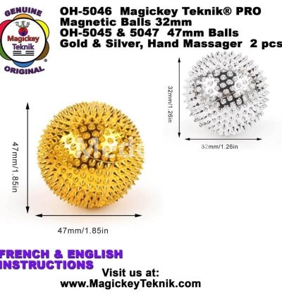 OH-5046 — Bolas de Masaje Magnéticas Magickey Teknik® 13