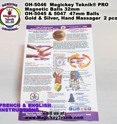 OH-5046 — Bolas de Masaje Magnéticas Magickey Teknik® 14
