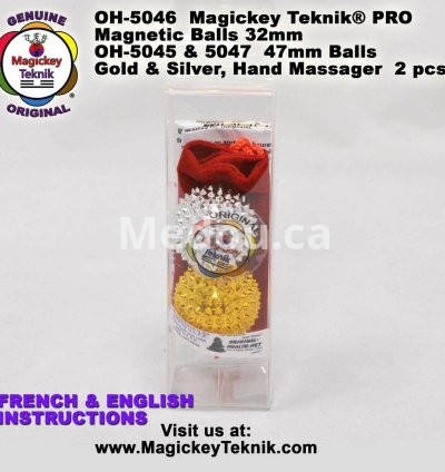 OH-5046 — Bolas de Masaje Magnéticas Magickey Teknik® 15