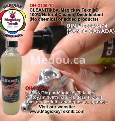 CLEANIT® by Magickey Teknik® OH-2100-10  Désinfectant et Nettoyant Botanique 100 % Naturel 7