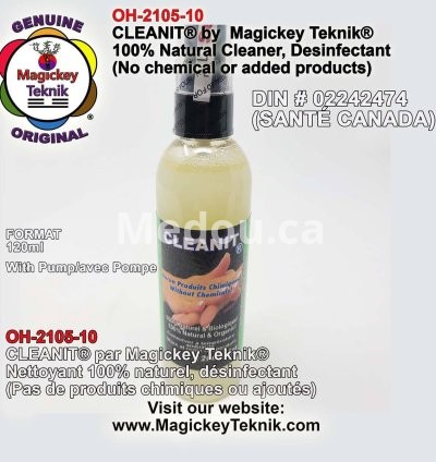 CLEANIT® by Magickey Teknik® OH-2100-10  Désinfectant et Nettoyant Botanique 100 % Naturel 13
