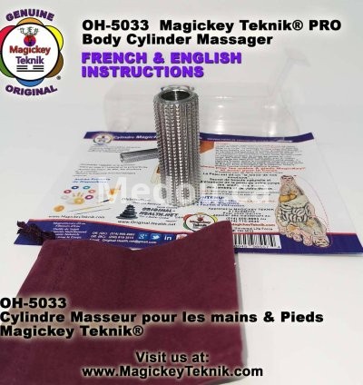 OH-5033 — Rodillo Cilíndrico de Masaje para Pies y Manos Magickey Teknik® 4