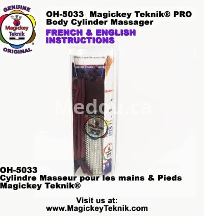 OH-5033 — Rodillo Cilíndrico de Masaje para Pies y Manos Magickey Teknik® 6