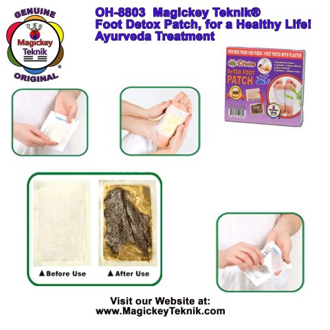 OH-8803 – Magickey Teknik® Divine Detox Foot Patch Treatment 9