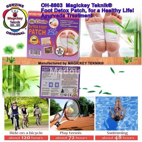 OH-8803 – Magickey Teknik® Divine Detox Foot Patch Treatment 12