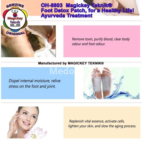 OH-8803 – Magickey Teknik® Divine Detox Foot Patch Treatment 13