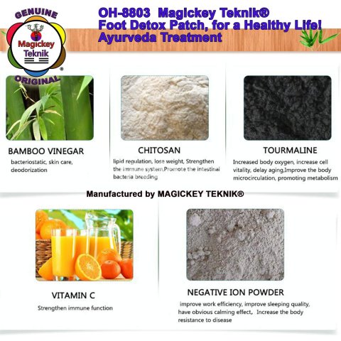 OH-8803 – Magickey Teknik® Divine Detox Foot Patch Treatment 15