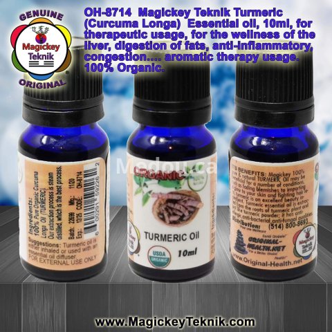 OH-8714 – Magickey Teknik® Turmeric Essential Oil