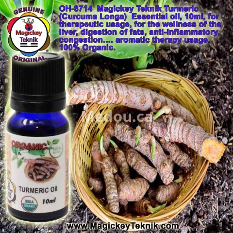 OH-8714 – Huile essentielle de Curcuma Magickey Teknik® 4