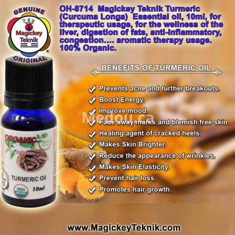 OH-8714 – Huile essentielle de Curcuma Magickey Teknik® 7