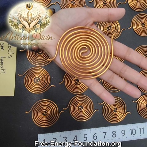 Full Copper Spirale for energy