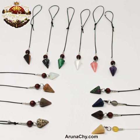 Dowsing Pendulums | Cowhide leather cord, guide and energetic preparation | Medou.ca 5