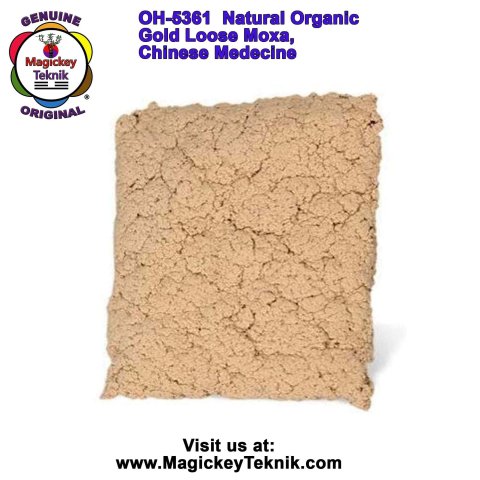 OH-5361 Natural Organic Gold Moxa, Magickey Teknik®, for Sujok, Magickey Teknik, Chinese Medicine, Moxibustion and Thermotherapy