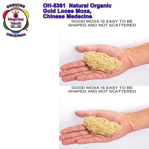 OH-5361 – Moxa natural orgánica color dorado, Magickey Teknik®, para Sujok, Magickey Teknik, medicina china, moxibustión y termoterapia 11