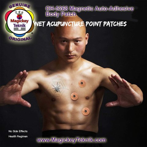 OH-5268 – Magickey Teknik® Bio-Magnetic Self-Adhesive Patches (20 magnets/pack)