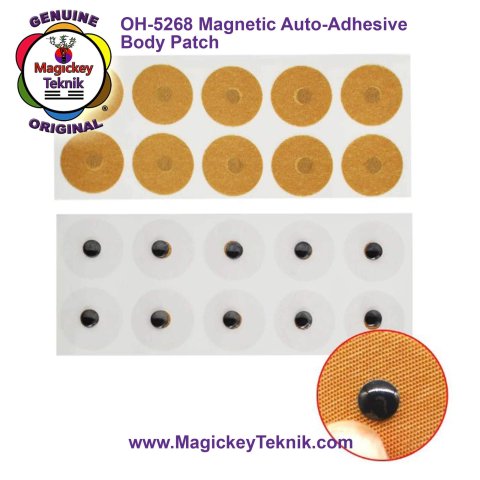 OH-5268 – Parches Bio-Magnéticos Autoadhesivos Magickey Teknik® (20 imanes/paquete) 3