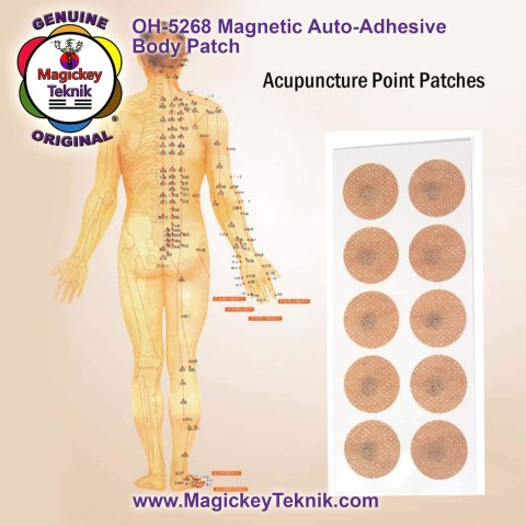 OH-5268 – Parches Bio-Magnéticos Autoadhesivos Magickey Teknik® (20 imanes/paquete) 6