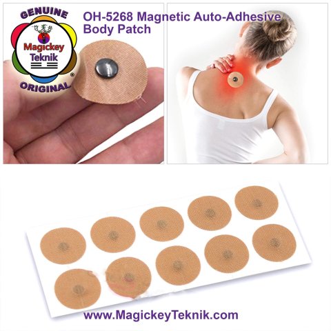 OH-5268 – Parches Bio-Magnéticos Autoadhesivos Magickey Teknik® (20 imanes/paquete) 8