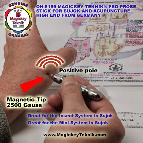 OH-5156 – un stylet de pression magnetique Magickey Teknik®, 2500 Gauss 4