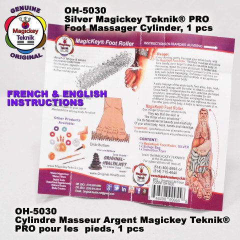 OH-5030— Magickey Teknik® Foot Massage Roller 5