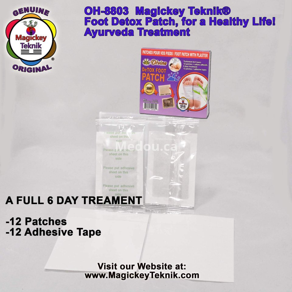 OH-8803 – Magickey Teknik® Divine Detox Foot Patch Treatment