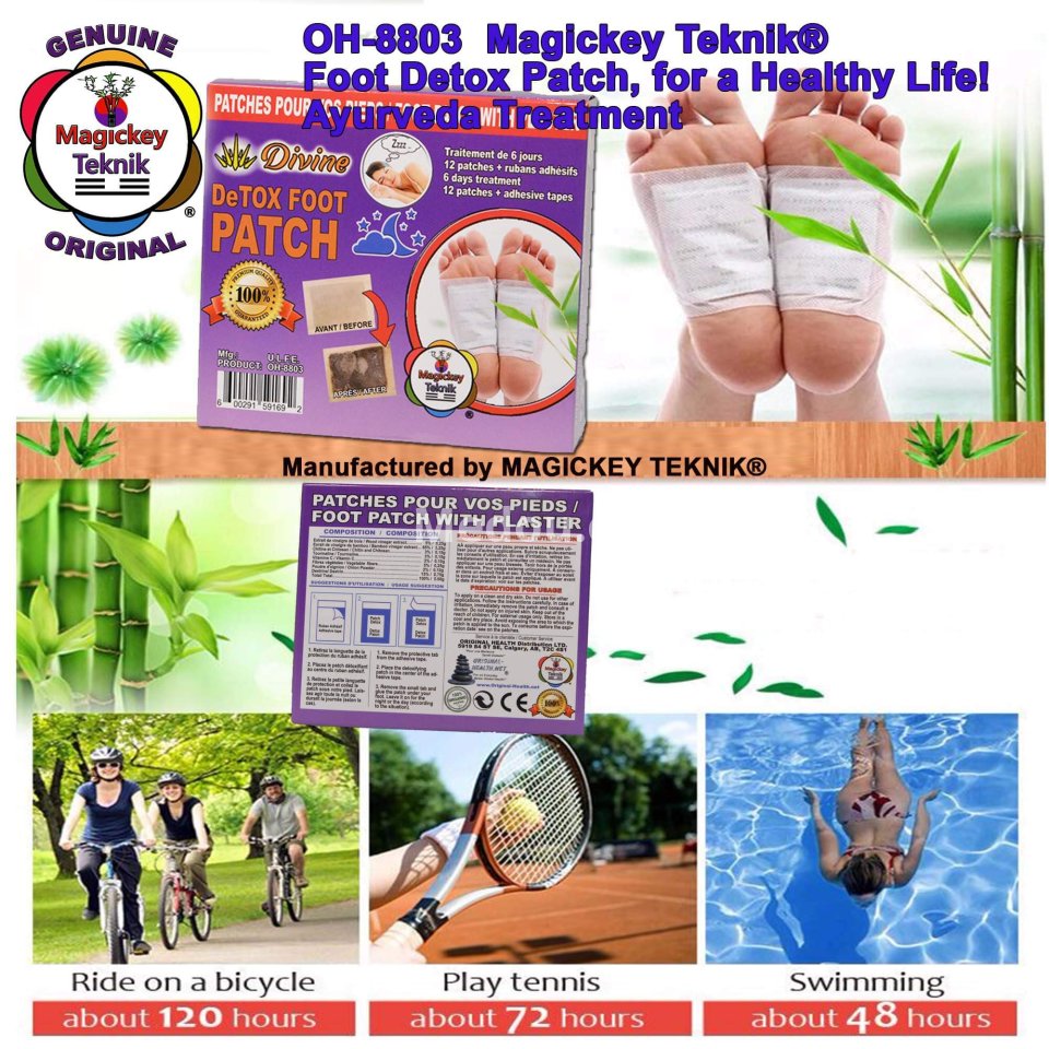 OH-8803 – Magickey Teknik® Divine Detox Foot Patch Treatment