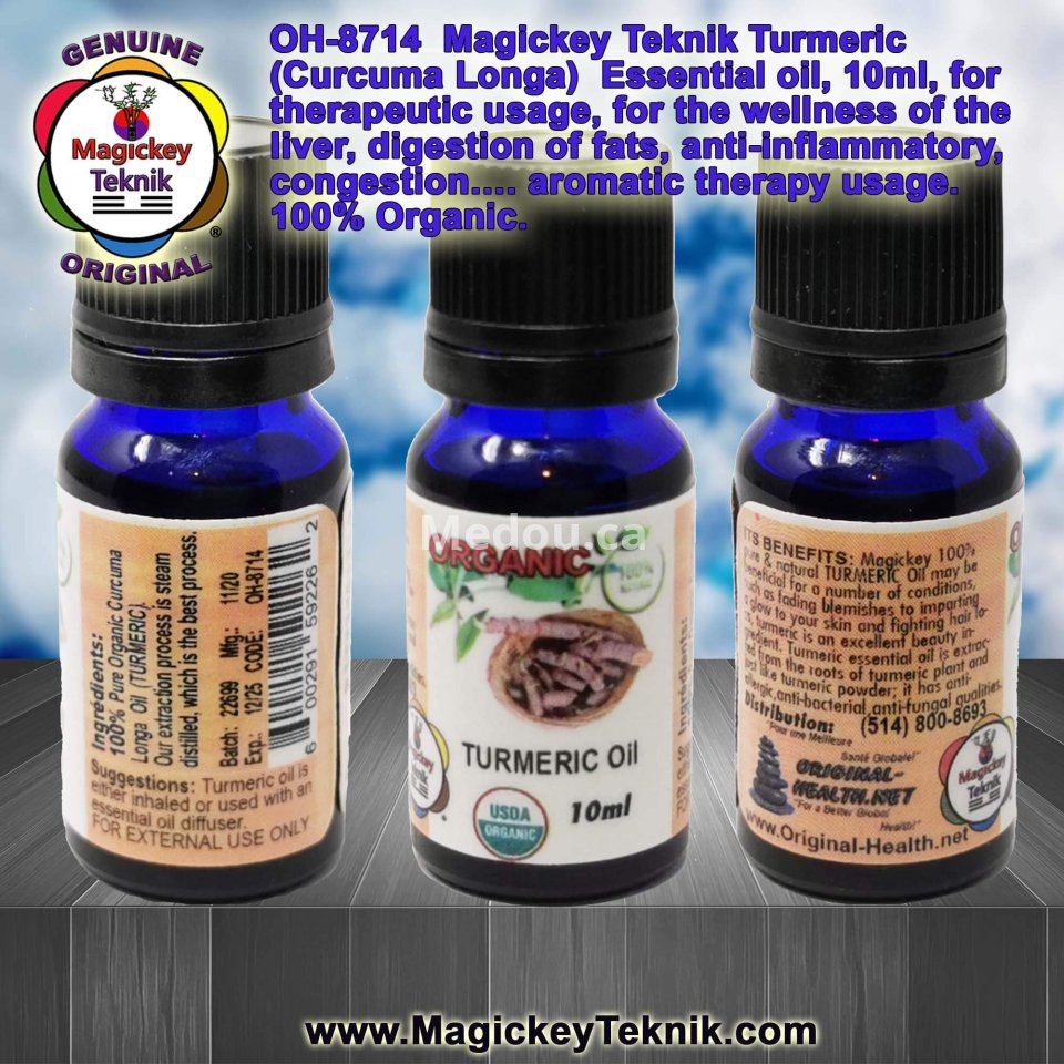 OH-8714 – Huile essentielle de Curcuma Magickey Teknik®