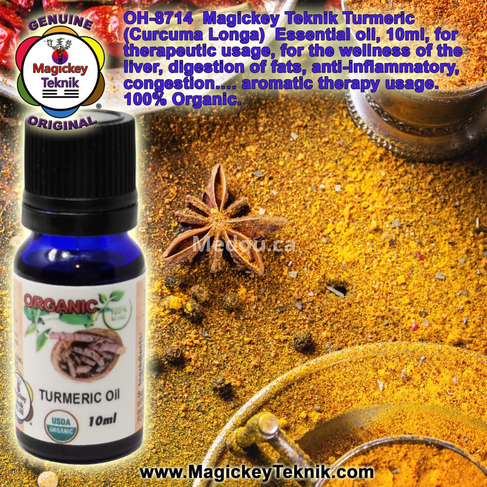 OH-8714 – Huile essentielle de Curcuma Magickey Teknik®