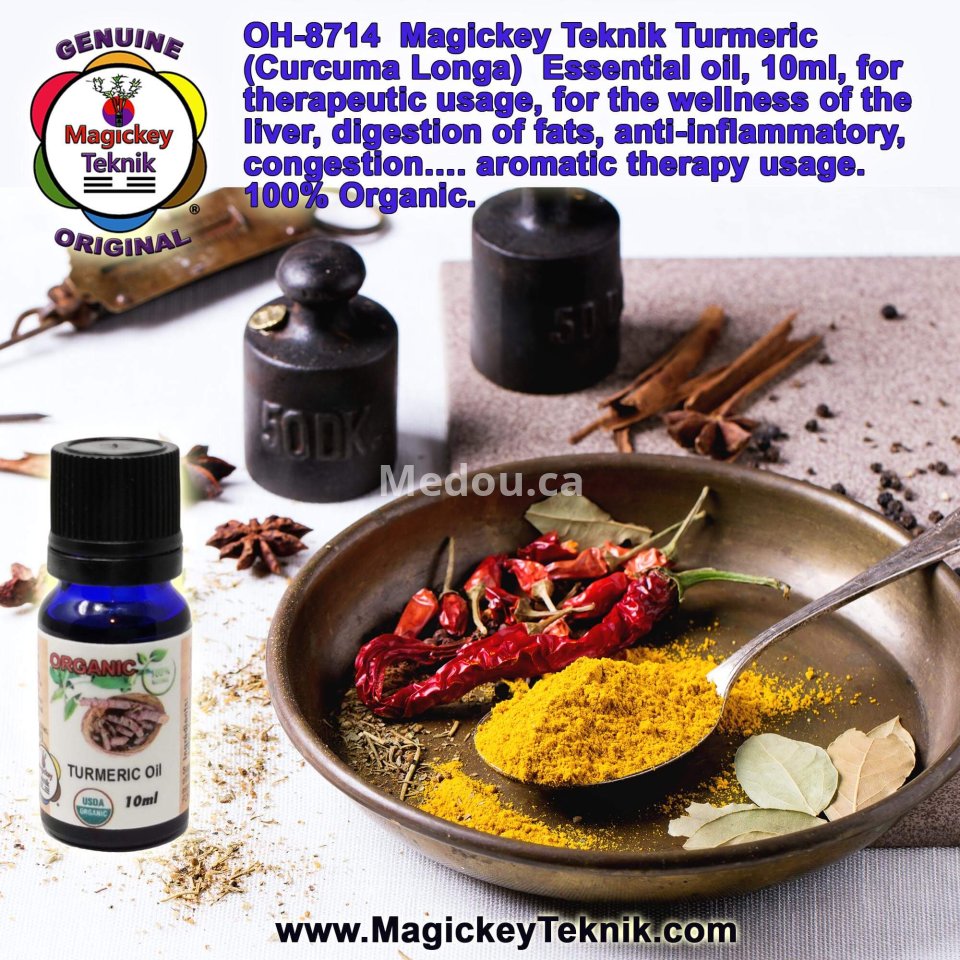 OH-8714 – Huile essentielle de Curcuma Magickey Teknik®