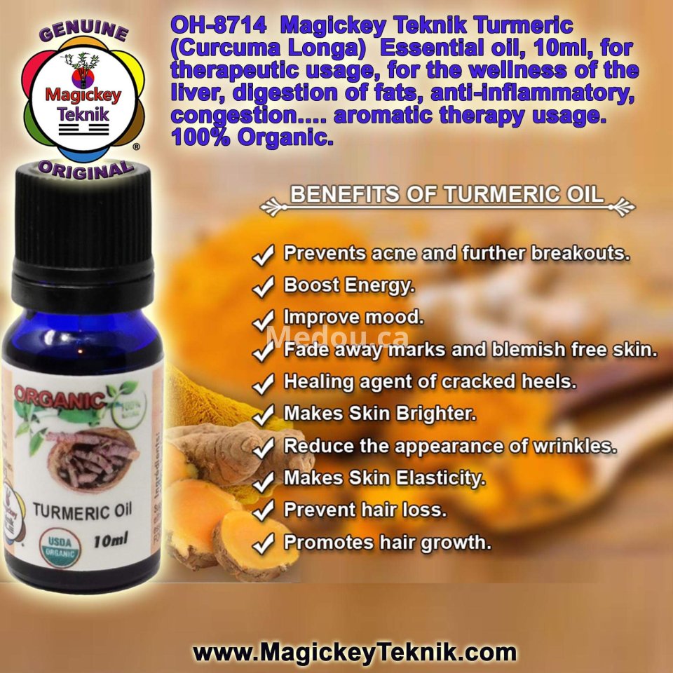 OH-8714 – Huile essentielle de Curcuma Magickey Teknik®