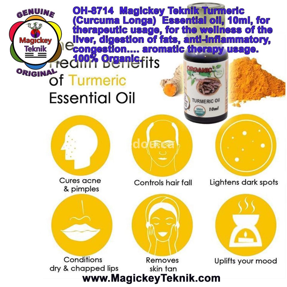 OH-8714 – Huile essentielle de Curcuma Magickey Teknik®