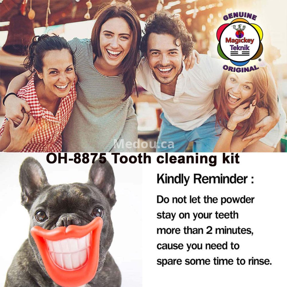 Magickey Teknik® – Polvo blanqueador dental de carbón activado 100 % natural