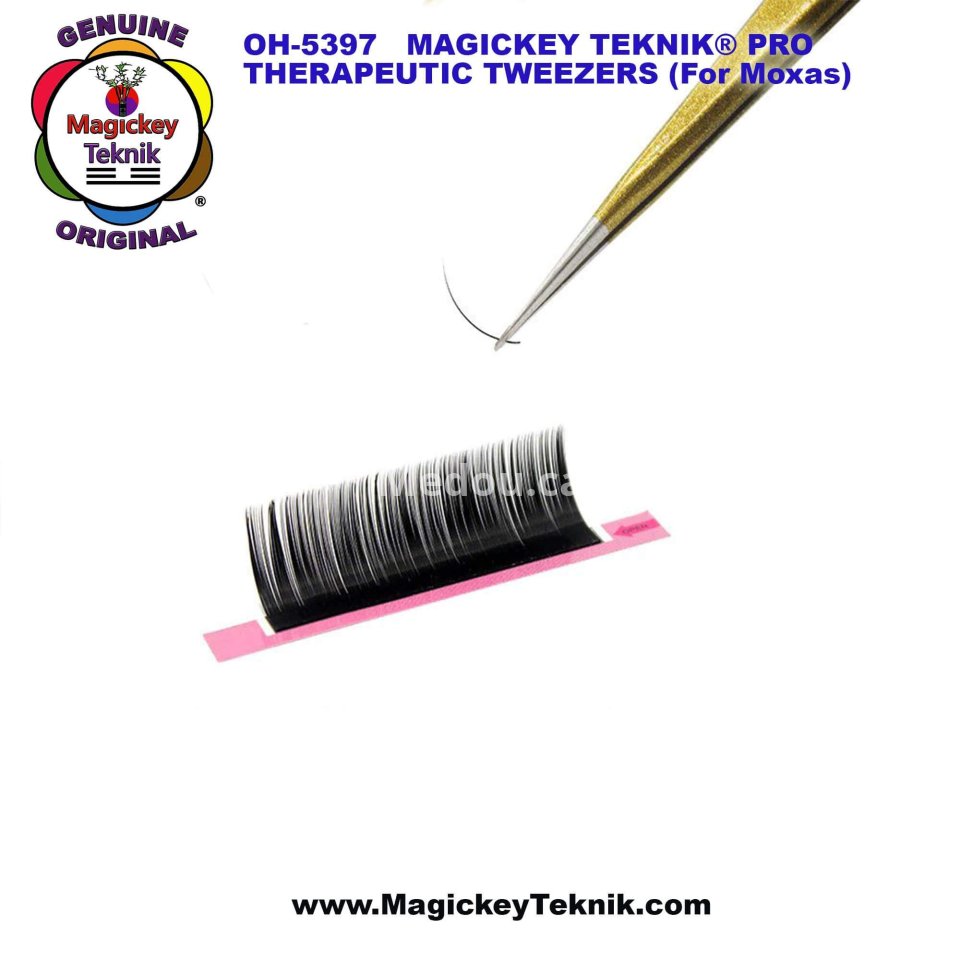 OH-5397 – Pince à épiler PRO Magickey Teknik® (usage moxa & précision)