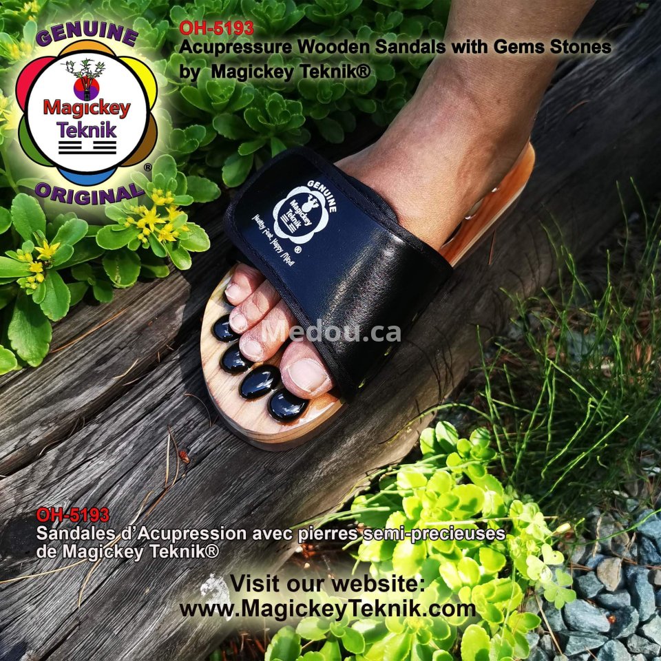OH-5193 – Sandalias de masaje con acupresión Magickey Teknik®