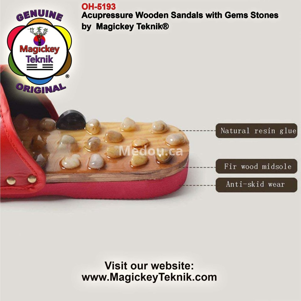 OH-5193 – Sandalias de masaje con acupresión Magickey Teknik®