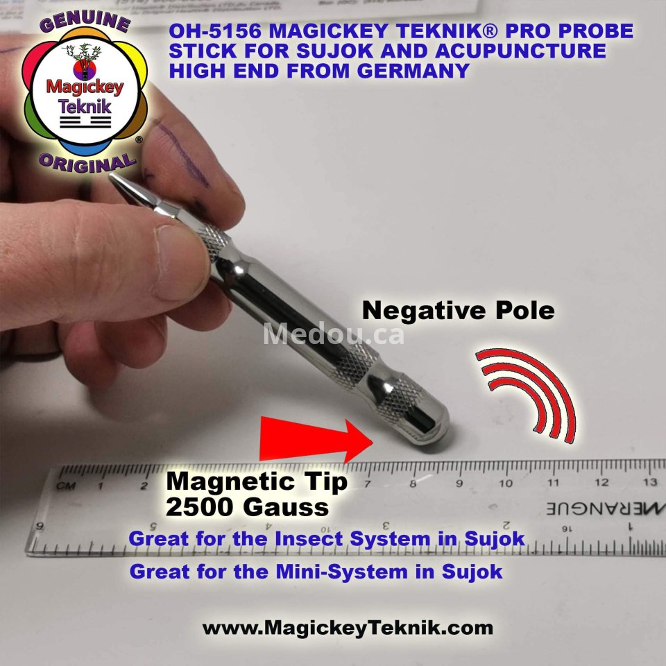 OH-5156 – un stylet de pression magnetique Magickey Teknik®, 2500 Gauss